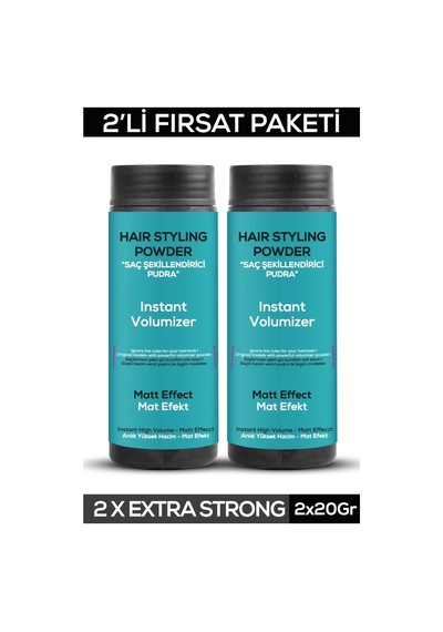 Fontenay Saç Şekillendirici Pudra Toz Wax Mat Effect X2 + Şekil Tarak'ı +saç Spreyi 2 400ml 4'lü Set