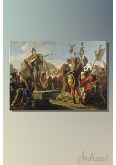 Duvar Tablosu Yatay Kanvas Tekli Salon Mutfak Yatak Odası Ofis Giovanni Battista Tiepolo