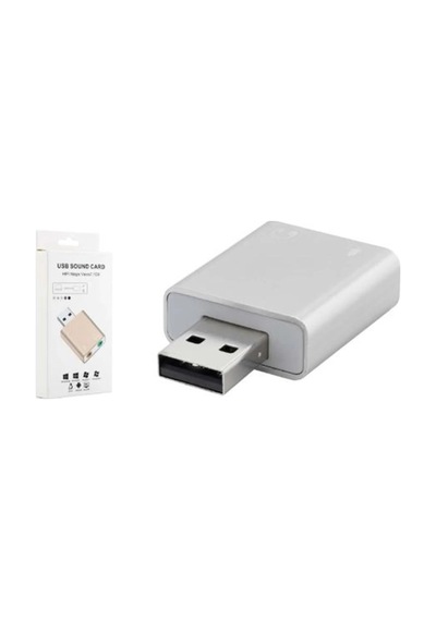 Hadron Hdx5272 Usb Harici Ses Kartı 7.1 Gümüş Kdo