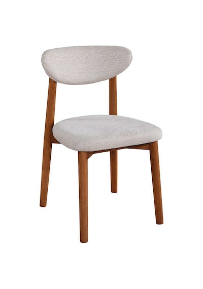 Ganni Home Alfa Sandalye 2 Li Set Krem Ceviz Gürgen İskeletli, Kolay Silinebilir Kumaşlı Modern Yemek Sandalyesi Krem - Ceviz Ganni Home Alfa Sandalye 2 Li Set Krem Ceviz Gürgen İskeletli, Kolay Silinebilir Kumaşlı Modern Yemek Sandalyesi Krem - Ceviz