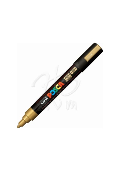 Uni Posca Marker Pc-5M 1.8-2.5 Mm Gold