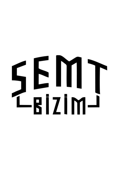Semt Bizim Araba Sticker 17x17 Cm Siyah