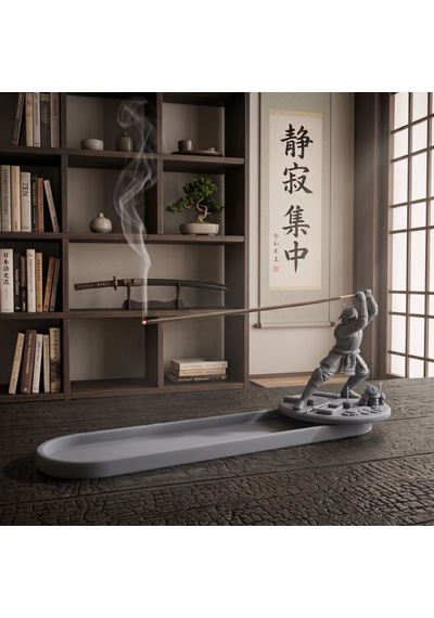 Samurai Spirit Çubuk Tütsülük gri TÜTSÜ HEDİYELİ