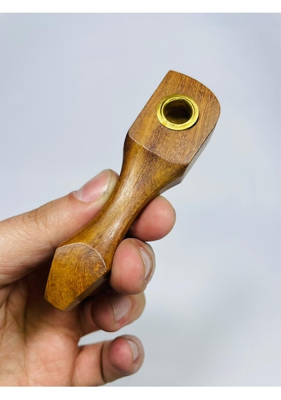 Ahşap Bambu Minik Ceplik Pipo //10cm
