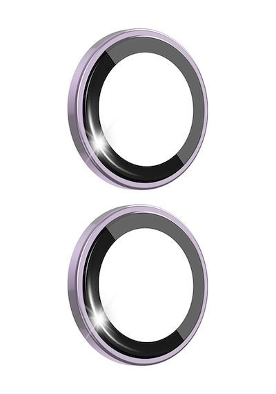 Apple Uyumlu   iPhone 17 Wiwu Lg-003 Lens Guard Çizilmeye Dayanıklı Safir Kamera Lens Koruyucu Açık Mor