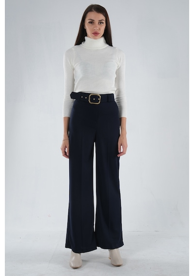 Lacivert Bol Paça Pantolon 3974959.02 Lacivert