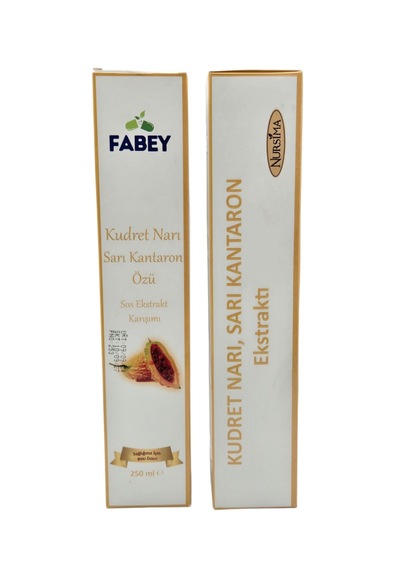 Fabey Kudret Narı & Sarı Kantaron Özü Sıvı Ekstrakt Karışımı 250ml