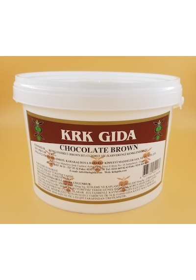 Krk Gıda Gıda Boyası Kahverengi 1 KG