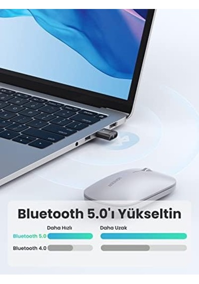 Mini Usb Dongle Bluetooth 5.0 Adaptör Siyah