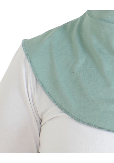 Modish Group Kadın Boyunluklu Hijab Tesettür Pratik Spor Bone - Sarı Açık Yeşil