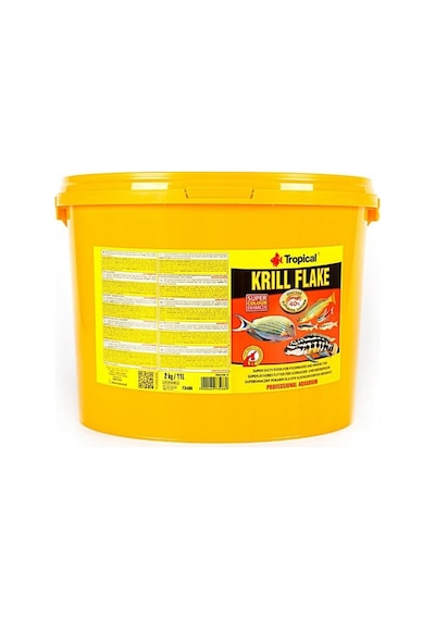 Tropical Krill Flake 100 Gr %40 Krill Pul Balık Yemi -Açık-