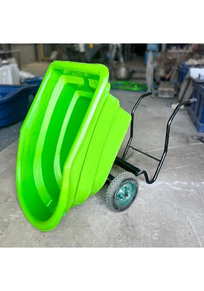 Damperli Plastik El Arabası 300 Litre
