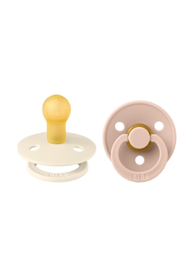 Bibs Kauçuk Emzik I Ivory & Blush I 0-6 Ay Şeffaf