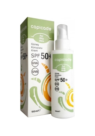 Capicade Akneli ve Yağlı Cilt Güneş Kremi SPF50+ 100 ML