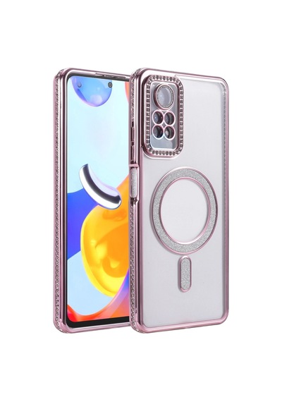 Redmi Note 12 Pro 4g Joke Simli Magneticsafe Kılıf - Pembe İtdark50508