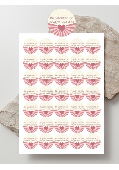 Teşekkür Ederiz Stickers Paketleme Kargo Çıkartma Pytk7tk121
