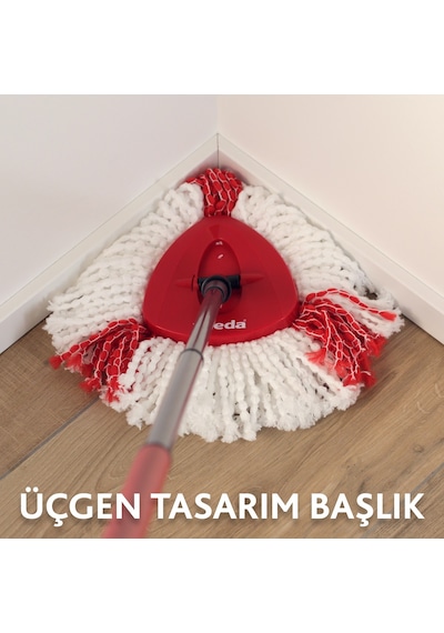 Vileda Easy Wring Turbo 2 in 1 Yedek Paspas Kırmızı