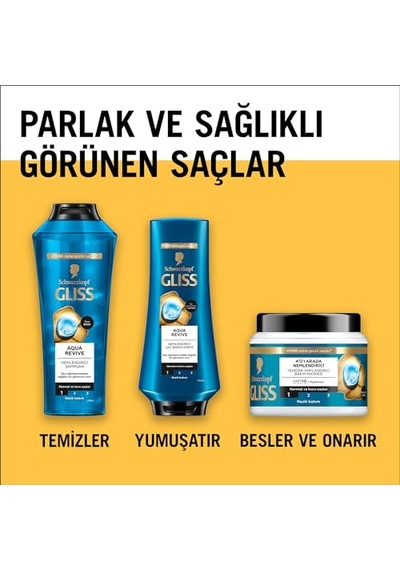 Gliss Aqua Revive Nemlendirici Saç Bakım Kremi 360 Ml