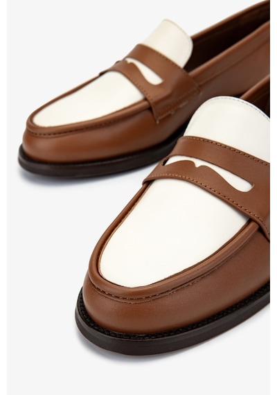 Valmenti Kadın Taba Loafer Ayakkabı 1058 01 Bn Ayk Sk24-25 Taba/bej Taba