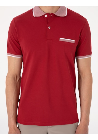 Pierre Cardin Erkek Nar Çiçeği Tişört 50307562-vr239 Nar Çiçeği
