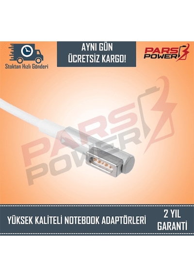 Apple Uyumlu MacBook Pro 13.3" A1278 Mb467Ll/A Adaptör Şarj-Pars Power
