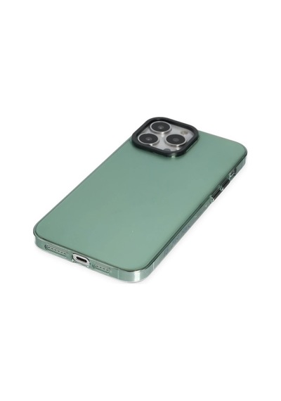 Newface Apple iPhone Uyumlu 14 Pro Kılıf Anka Pc Sert Metal Kapak Semeglbl - 97 - Yeşil