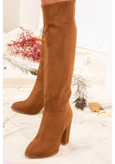 Fox Shoes Taba Süet Kadın Çizme G922920502 Taba Fox Shoes Taba Süet Kadın Çizme G922920502 Taba