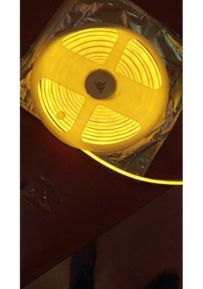12v Amber Neon Led 1 Metre Fişli Esnek Neon Led Aydınlatma Tak-çalıştır Neon Şerit Led
