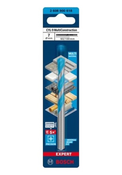 7 X 60 X 100 Mm Delme Ucu, Çok Amaçlı Kullanım