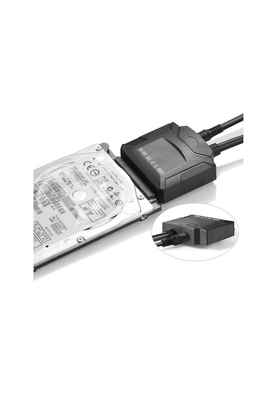 Usb 3.0 Adaptörlü 2.5 İnç-3.5 İnç Sata Harddisk Bağlantı Kablosu