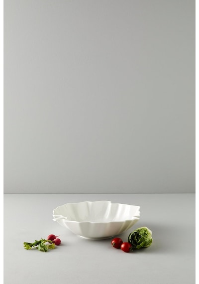 Be Original 31 Cm Leaf Kase Zarif Servis Kasesi Porselen Görünümlü Modern Tasarım Sofra Ve Sunum İçin Şık Seçim Açık