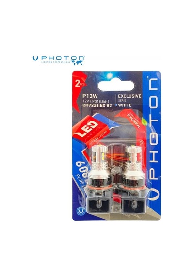 Photon 12v Gündüz Sürüş Ampulü Ledli Soketli Beyaz P13w