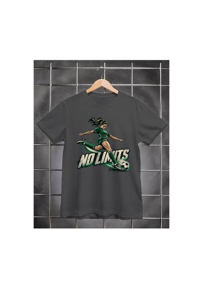 Segungear Nolimitsgirl Erkek Regular Fit Baskılı Spor Tişört Gri - 933732767 Gri