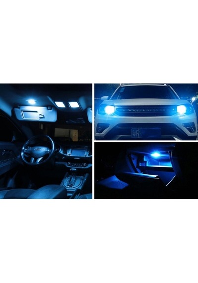 Femex Platinum Turkuaz Ampul T10 12 Smd 3030 Chip Led Aktif Canbus