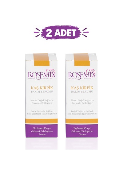 Rosemix - 58 - - Kaşkirpik Bakım Yağı 30 Ml Doğal Natural Yağ - 2 Adetlik - Concepta - Set Ürün