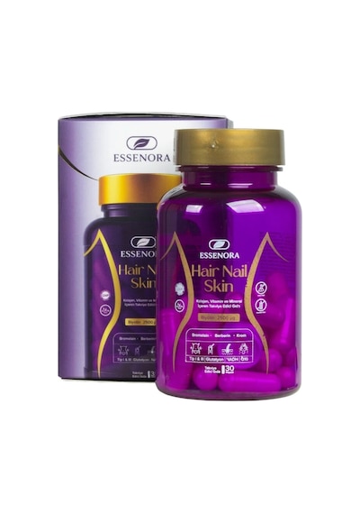 Magnezyum Kompleks 60 Kapsül + Hair Nail Skin Kolajen Biotin 30 Kapsül 2'li Set