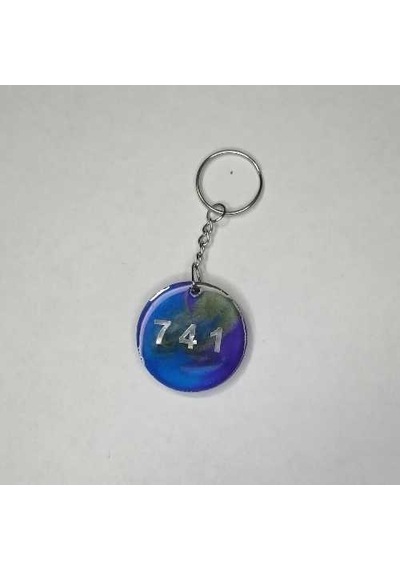 741 Hızlı Çözüm Sayı Sekansı Anahtarlık M1