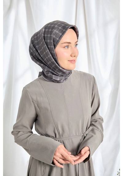 Silk Home %100 Twill İpek Eşarp S539 Füme