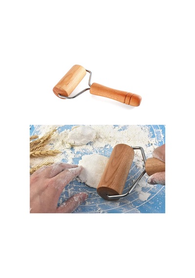 Mini Merdane,hamur Silindiri,hamur Açmak İçin Pratik Mini Merdane,pizza,börek,hamur İşleri İçin Kolay Kullanım Mini Döner Başlıklı Merdane