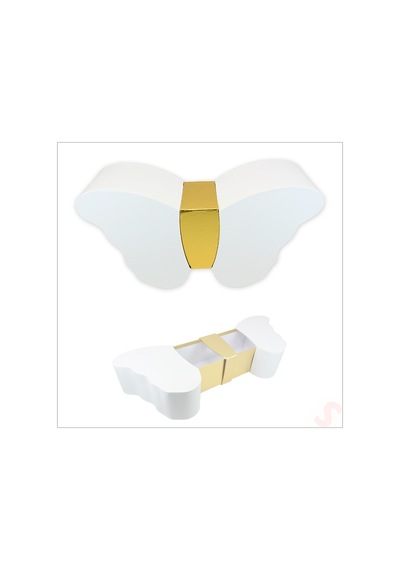 Kelebek Kutu, 33 X 18 X 9 Cm - Beyaz, 1 Adet
