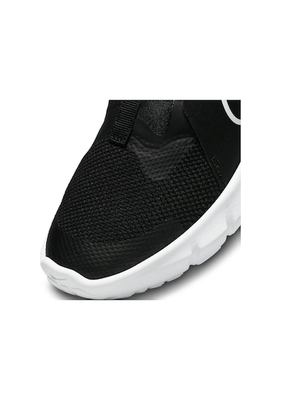 Nike Flex Runner 2 Psv Lastikli Unisex Çocuk Ayakkabısı Siyah Siyah - Beyaz