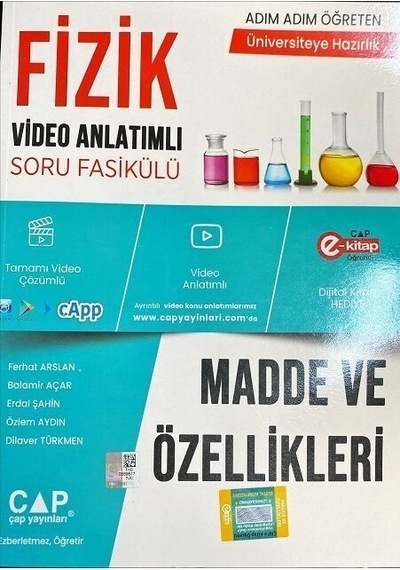 Çap Yayınları Fizik Madde ve Özellikleri Fasikülü