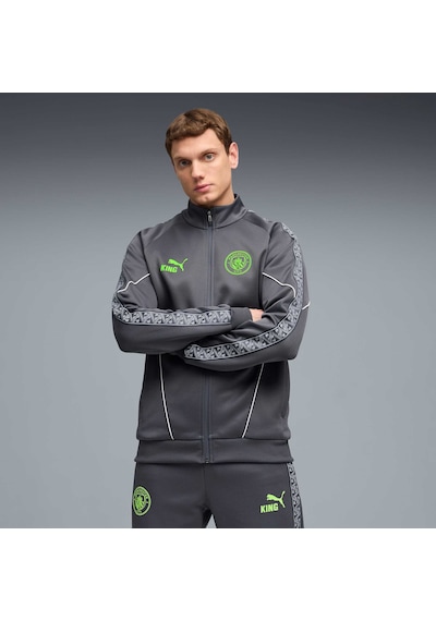 Puma Manchester Cıty Kıng Anthem Erkek Ceket 782173 05 Gri