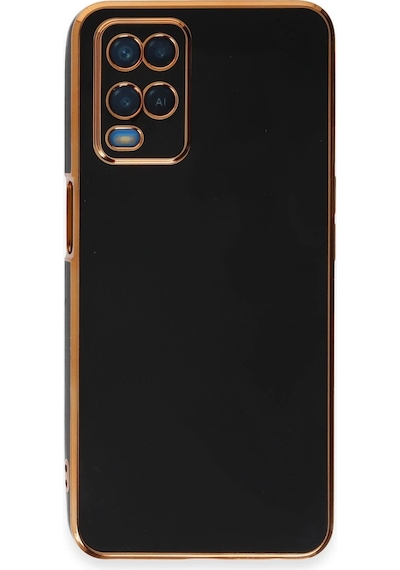 Uryport Oppo A54 4g Kılıf Volet Silikon - Siyah