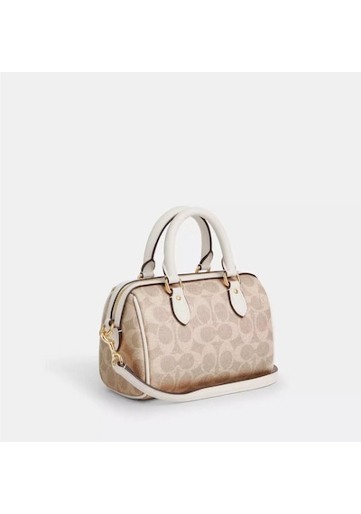 Coach Mini Rowan Crossbody Kadın Çanta Krem - Krem