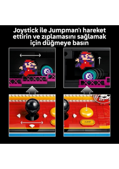 LEGO® Donkey Kong™ Video Oyunu 72051 - Yetişkinler için Karakterler İçeren Dekoratif Yaratıcı Model Yapım Seti (1367 Parça)