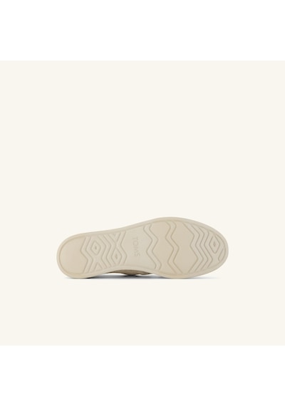 10023035 Champagne Espadril Kadın 10023035 Toms Alpargata Plus Champagne Glimmer Slub Canvas