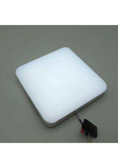 Dış Mekan Kare Sıva Üstü 20W Led Panel Armatür Trafolu Beyaz