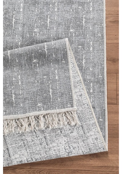 Arya Vl Çift Taraflı,katlanabilir,yıkanabilir,yüksek Kalite Pamuk Salon,oturma Odası,balkon Kilim Krem-gri 1