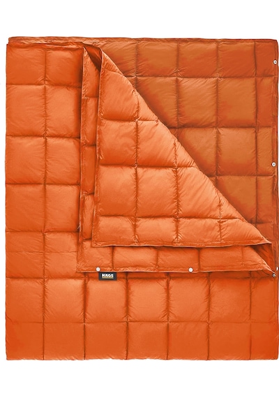Haegs Kamp Battaniyesi - Dış Mekan Hafif Kompakt Seyahat Yorganı Kamp Yürüyüş Outdoor Şal, Battaniye 175-135 Cm Turuncu
